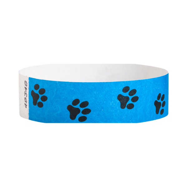 Tyvek® Animal Tracks Pattern Wristbands